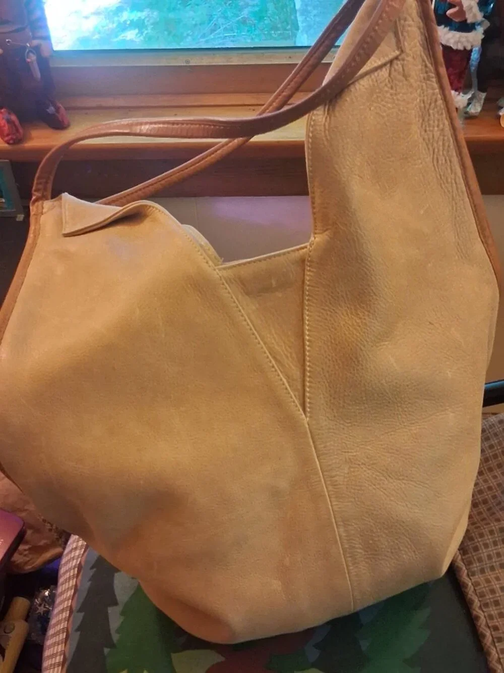 Lady Bird Charley leather hobo